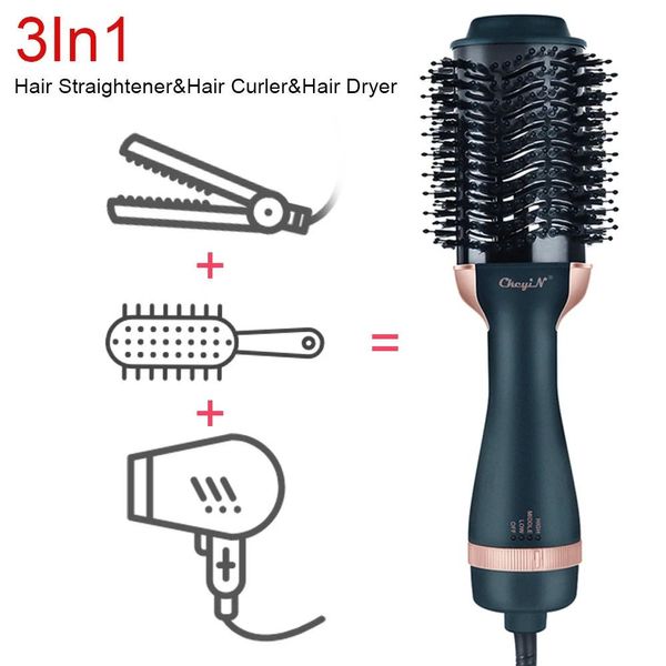 Sèche-cheveux 1000W automatique rotatif bigoudi brosse à Air chaud peigne chauffant à faible bruit sèche-cheveux rouleau de friser baguette sèche-cheveux brosse à cheveux