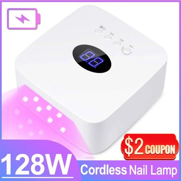 Séchants 128W lampe à ongles LED sans fil