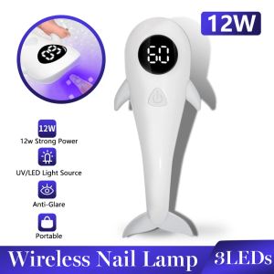 Séchants 2022 NOUVEAU plus récent lempe à ongles à LED Portable Portable Rechargeable UV Nail Light Gel Fonge de doigt lampe à ongles Fastdry durcis