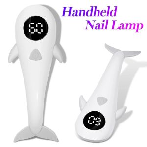 Séchants 2022Newest Portable Portable sans fil lampe à ongles à LED à LED rechargeable UV Light Dolphin Dolphin Gurring Guring Nail Rust