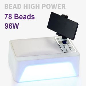 Séchants 2023 Professionnel 96W LED UV LAMPE NOIDE AVEC PRÉDENT MOBILE PROPRIT MOBILE DESSION DESSUR DU ROSIR DES TOUTES POUR TWO HIBLES POUR MANICURE