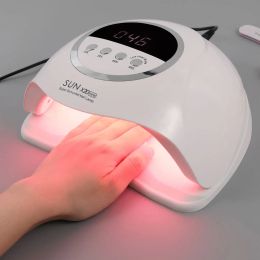 Drogers 320W zon x20 max uv led nagellamp voor manicure 72leds gel droogmachine met grote LCD Touch Professional Smart Nailer