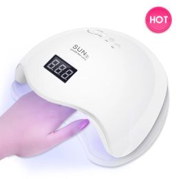 Dryers 54W/36W Zon 5 UV LED LAMP 48W Manicure Nagelfdroger Licht Hybride Lamp voor nagelgel UV -lamp voor droge gel Poolse ijslampje