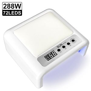 Drogers 72 LED's nageldroger LED NAIL LAMP UV -lamp voor het genezen van alle gel nagellak Motion Sensing Manicure Pedicure Salon Tool