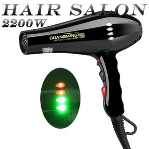 Föhn AC-motor Föhn Real Power 2200W Professionele haardroger Warme en koude wind Haardroger Stylingtools voor salonapparatuur