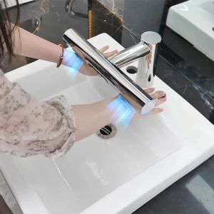 Dryers Aike Airblade Tap Handdroger Automatische badkamer Hand wassen en droogmachine Wasstranen Luchttap Krachtige handdroger