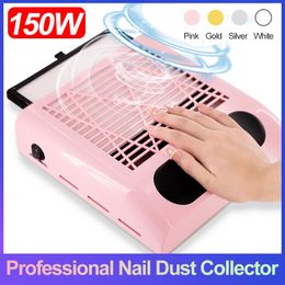 Séchoirs Big Power Affaim Nail Nust Cleneur pour le collecteur de clous de manucure avec ventilateur de poussière d'ongle en ajustement avec un ventilateur d'extracteur à ongles de filtre