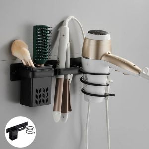 Dryers Hair Dryer Organizer Rack Badkamer Haardroger Straalhouder Holder Muur gemonteerd Shees Accessoires Blazer Shees Wandplank