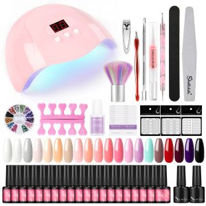 Dryers Manicure Set Tools Tools Professional Kit para gel de moda Set de esmalte de uñas Arte UV LED LED LAMP SEBRET