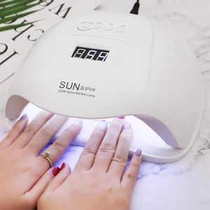 Drogers nieuwe zon x plus nagellamp UV LED -lamp voor nagelsdroger met timer auto -sensor voor het drogen van gel Poolse professionele lamp voor manicure