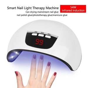 Séchoirs Phototherapy Machine à ongles USB / 54W portable 15 Perles de lampe à ongles multispice Fixer Sécheur UV LAM LCD Affichage pour ongles en gel