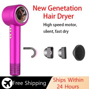 Dryers Professional Hair Dryer Leafless Hair Dryer Salon Negatieve Ionische Blow Hair Dryers Hot/Cold Air Blow Dryer Gratis verzending