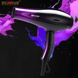 Dryers Professional Hair Dryer Strong Power Barber Salon Styling Tool Hot/Cold Air Föhn voor salons en huishoudelijke haardroger