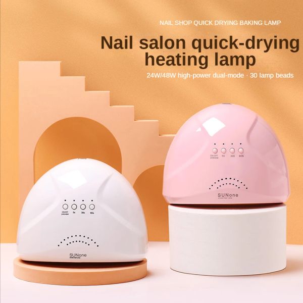 Séchoirs Sun One 48W Professional Nail Lampe LED Manucure lampe UV SUNUV Nail Hine Capteur infrarouge pour la manucure