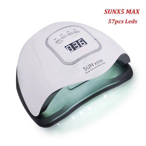 Séchants SUNX5 MAX 114W Professionnel 365 + 405 nm lampe LED UV pour les ongles Sécheur polonais Ajustement Machine Turring All Gel Nail Nail Art Tool