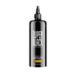 Séchoirs à encre de tatouage, petites particules Zuper cuir de Silicone noir (360 Ml) 12 Oz Super noir pour la pratique des étudiants