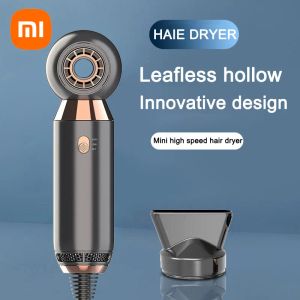 Séchoirs Xiaomi Sécheur de cheveux sans feuilles Portable Voyage mini sèche-cheveux Home Electric Hair Dryer Hôtel Sécheur de cheveux Mur Murle 110V220V