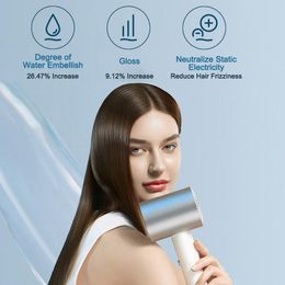 Dryers Xiaomi Mijia H500 Water Ion Hair Dryer with Magnetic Suction Nozzle Diffuser Home Hairdryer Portable Care Hair Dryers Hine