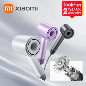 Secadores Xiaomi Mijia H501 Secadores de pelo aniónicos de alta velocidad Velocidad del viento 62 m/s 1600w 110000 Rpm Cuidado del cabello profesional Iones negativos de secado rápido