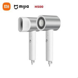 Dryers Xiaomi Mijia Water Ionische Haardroger H500 Nanoe Hair Care Professinal Quick Dry 20m/S Windsnelheid 1800W Smart Temperatuurregeling