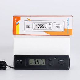 DS-1-thermometer, elektronisch digitaal display, koelkasthermometer, vriezer vriezer, keuken, huishoudelijke temperatuurvoertuig thermometer