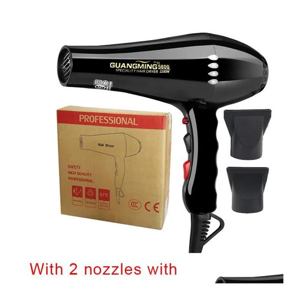 DS VS Sèche-cheveux Sèche-cheveux à moteur à courant alternatif Puissance réelle 2200W Sèche-cheveux professionnel et à vent froid Outils de coiffure pour équipement de salon Livraison directe Dhv6 MIX LF