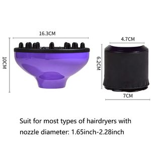 Ds VS Sèche-cheveux universel Curl diffuseur couverture sèche-cheveux bouclés séchage souffleur bigoudi ondulé outil de coiffure accessoires pour Salon 231211 MIX LF