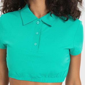 DS334 Yoga Sport T -shirt Custom Summer Summer Short Sleeve tanktop Athletic Crop Top For Woman