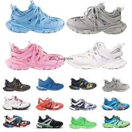 Dsignr Balncaigaitis Womns Mns Shos Track 3 3.0 Snakrs Luxury Trainrs Tripl Black Whit Pink Blu Yllow Grn Casual Running .0