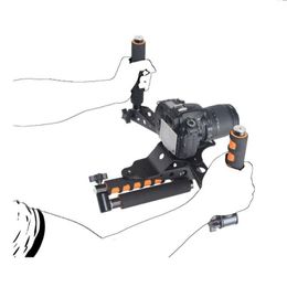 Freeshipping DSLR kits 5DII rigs video 5D2 cámara slr dslr rig montaje en hombro kit de película conjunto jaula mango estabilizador steadicam Steadycam Rwbjg