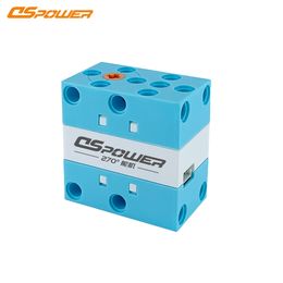 DSPower 1/5/10/20 stcs 2kg 270 ° Programmeerbare bouwsteen Servo Poreuze bit bidirectionele uitgangsprogrammering voor DIY -robotspeelgoed