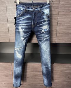 Trapstar new Design Men coolguy jeans sexy pantalon classique Hip Hop Rock Moto DSQ Mens Designer Pantalon Skinny Denim Biker Jeans 924