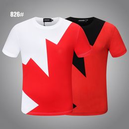 DSQ Patroon T-shirt D2 Phantom Turtle 2022SS Nieuwe Mens Designer T-shirt Parijs Mode T-shirts Zomer Mannelijke Topkwaliteit 100% Katoen To980
