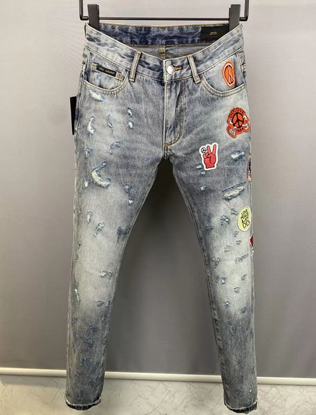 DSQ Perfecto Wash Cool Guy DG Jeans classique Fashion Man Hip Hop Rock Moto Mens Casual Design Ripped Disted Skinny Denim Biker DSQ2 Jean