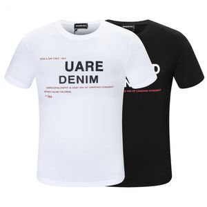 DSQ PHANTOM TURTLE Hommes T-shirts Hommes Designer T-shirts Noir Blanc Dos Logo Skater T-shirt Hommes D'été Mode Casual Rue T-shirt Tops Plus La Taille M-XXXL 1165
