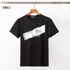 DSQ Phantom Turtle 2022SS Nouveau créateur pour hommes T-shirt Paris Fashion Tshirts d'été Male Top de qualité 100% coton Tops 12427
