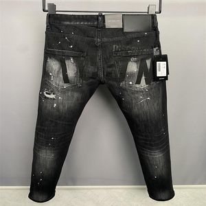 DSQ PHANTOM TURTLE Herenjeans Klassieke mode Herenjeans Hiphop Rock Moto Heren Casual ontwerp Gescheurde jeans Distressed Skinny 279s