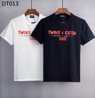 DSQ Phantom Turtle Men's T-shirts Designer pour hommes T-shirts noir blanc dos cool t-shirt Men Summer Italian Fashion T-shirt Street T-shirt Plus taille M-xxxl 10171
