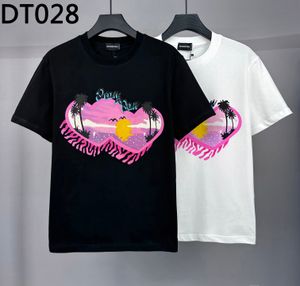 DSQ Phantom Turtle T-shirts pour hommes Designer Mens T-shirts noir blanc cool t-shirt Men Summer italien T-shirt de rue décontractée plus taille M-xxxl 6271