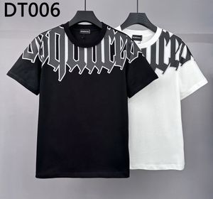 DSQ Phantom Turtle T-shirts Men's Mens Designer T-shirts Black Blanc Cool T-shirt Men Summer Italien Fashion T-shirt Street T-shirt Plus taille M-xxxl 6295