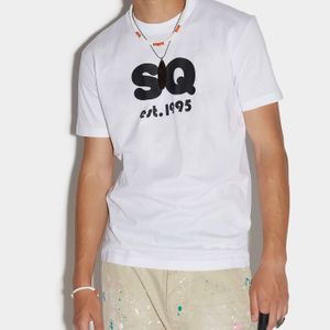 DSQ PHANTOM TURTLE Camisetas para hombre Camisetas de diseñador para hombre Negro Blanco Redondo Cool T-shirt Hombres Moda de verano Casual Street T-shirt Tops Tallas grandes M-XXXL 68863