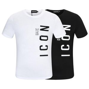 DSQ PHANTOM TURTLE T-shirts pour hommes T-shirts de créateurs pour hommes Noir Blanc Retour Logo T-shirt Skater Hommes Mode d'été Casual Stree277G