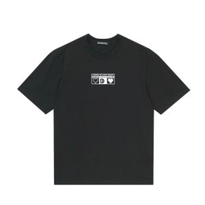 DSQ PHANTOM TURTLE Mens Designer T-shirt Italien Milan Fashion Logo Print T-shirt Été Noir Blanc T-shirt Hip Hop Streetwear 100% Coton Tops Plus la taille 51537