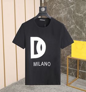 DSQ PHANTOM TURTLE Mens Designer T-shirt Italien Milan Fashion Logo Print T-shirt Été Noir Blanc T-shirt Hip Hop Streetwear 100% Coton Tops Plus la taille 12567