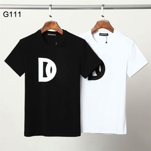 DSQ PHANTOM TURTLE Hommes Designer T-shirt Italien Milan Mode Logo Imprimer T-shirt Été Noir Blanc T-shirt Hip Hop Streetwear 10253I