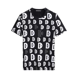 DSQ PHANTOM TURTLE Mens Designer T-shirt Italien Milan Fashion Logo Print T-shirt Été Noir Blanc T-shirt Hip Hop Streetwear 100% Coton Tops Plus la taille 1206
