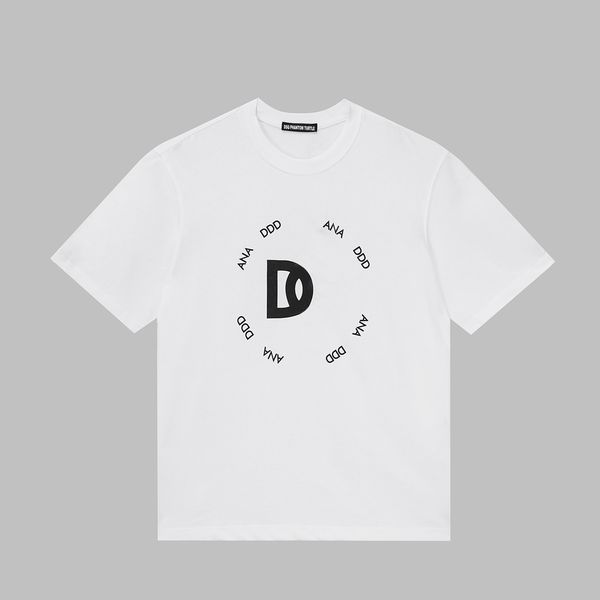 DSQ PHANTOM TURTLE Camiseta de diseñador para hombre Camiseta con estampado de logotipo de moda italiana de Milán Camiseta blanca y negra de verano Hip Hop Streetwear 100% algodón Tops Tallas grandes 51500