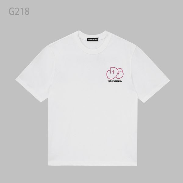 DSQ PHANTOM TURTLE Camiseta de diseñador para hombre Camiseta con estampado de logotipo de moda italiana de Milán Camiseta blanca y negra de verano Hip Hop Streetwear 100% algodón Tops Tallas grandes 51473