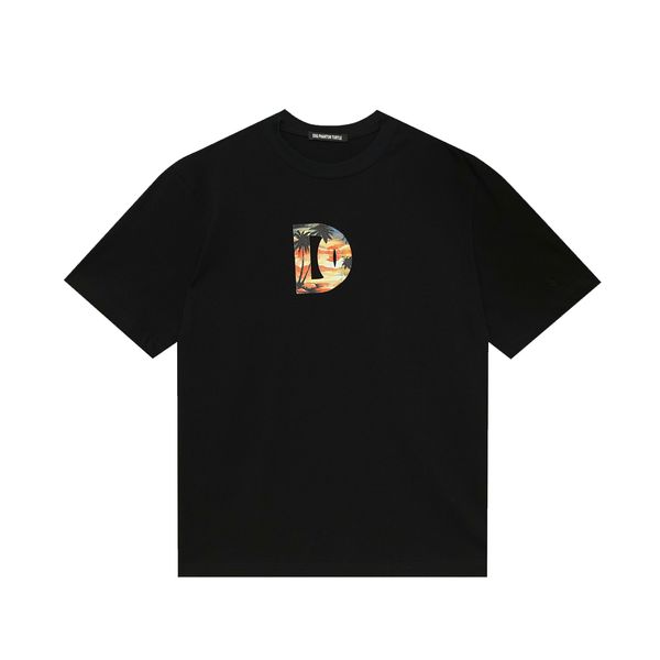 DSQ PHANTOM TURTLE Camiseta de diseñador para hombre Camiseta con estampado de logotipo de moda italiana de Milán Camiseta blanca y negra de verano Hip Hop Streetwear 100% algodón Tops Tallas grandes 51506