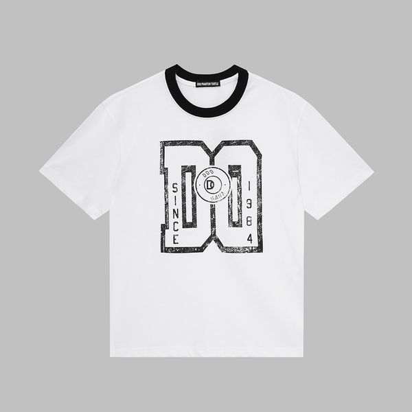 DSQ PHANTOM TURTLE Camiseta de diseñador para hombre Italian Milan Fashion Logo Print T-shirt Summer Black White T-shirt Hip Hop Streetwear 100% Cotton Tops Plus size 51589
